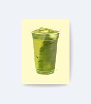 Matcha Latte Poster Çerçevesiz