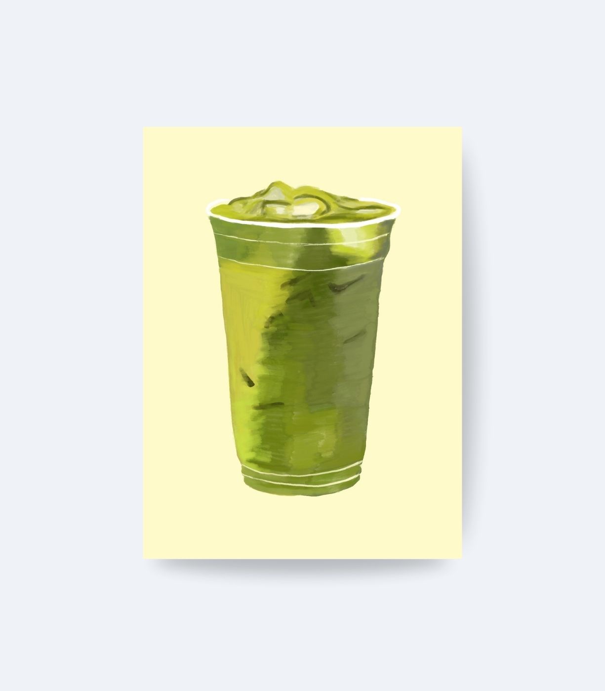 1 Matcha Latte Poster Çerçevesiz - Görsel 1