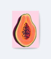 Papaya Meyvesi Poster Çerçevesiz