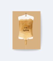 Iced Latte Poster Çerçevesiz
