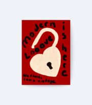 No Hearts Poster, Kalp Kilit İllüstrasyonu