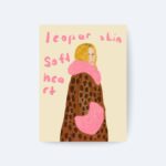Leopard Skin Poster, Moda İllüstrasyonu