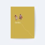 Minimal İnsan Figürleri Poster, Modern Kolaj İllüstrasyon Tablo