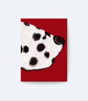 Dalmaçyalı Köpek Poster, Modern Hayvan Tablo Çerçevesiz