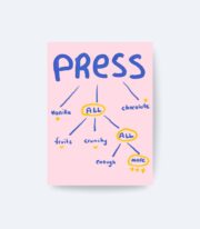 Press Kahve Poster Tablo Çerçevesiz