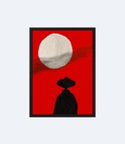 Moon Walker Poster, Soyut Gece İllüstrasyonu - Görsel 2