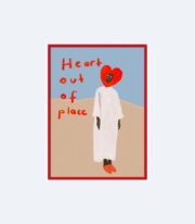 Heart Out Of Place Poster, Soyut Figür İllüstrasyonu - Görsel 2