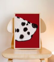 Dalmaçyalı Köpek Poster, Modern Hayvan Tablo Çerçevesiz - Görsel 5