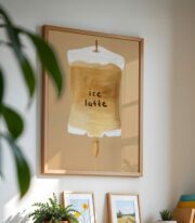 Iced Latte Poster Çerçevesiz - Görsel 7