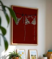 Leopar Desenli Bikini Poster Tablo Çerçevesiz - Görsel 3