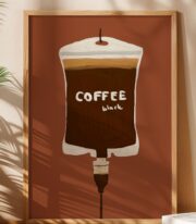 Kahve Temalı Poster Minimal Mutfak Tablo Çerçevesiz - Görsel 7
