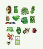 Manifest Yeşil Sueda Sticker Set - Görsel 3