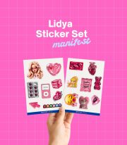 Manifest Pembe Lidya Sticker Set