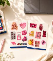 Manifest Pembe Lidya Sticker Set - Görsel 2