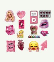 Manifest Pembe Lidya Sticker Set - Görsel 3