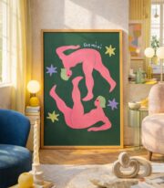 İkizler Burcu Temalı Poster Çerçevesiz - Görsel 6