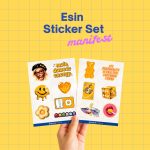 Manifest Esin Sarı Sticker Set