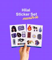 Manifest Mor Hilal Sticker Set