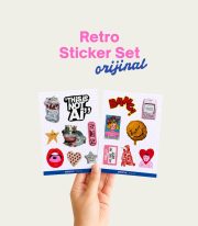 Retro Sticker Set