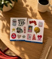 Retro Sticker Set - Görsel 3