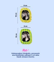 2’li Magnet Fotoğraf Çerçevesi Seti – Smile & Dalga - Görsel 3